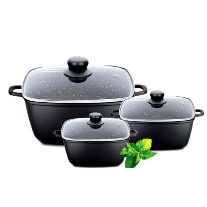 Picture of Supreme Ceramic Square Die-Cast 3pcs Set